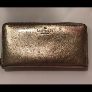 Kate Spade Gold Wallet